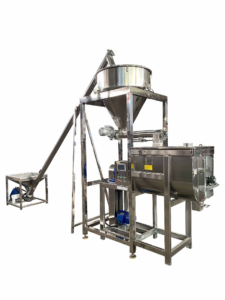 混合機專用螺旋上料機-螺旋提升機定制-免費設計